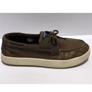 Sperry Big Kids’ Lanyard Boat Shoes Brown, Boys’ Size 5.5 M.